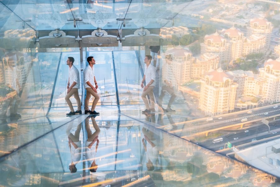 Sky Views with Glass Slide